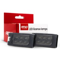 AMIO LED svjetla za osvjetljenje registarske pločice, CLP02 HP Smoked, za BMW, AMIO-04539