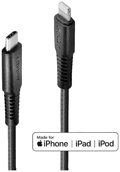 LINDY Kabel za rasvjetu 31288, 3 m, crni