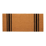 PREMIER HOUSEWARES Otirač od kokosovih vlakana 55x125 cm Black Stripe 