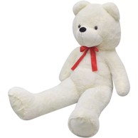 Mekani plišani medvjedić XXL, bijeli, 85 cm