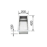 BLANCO Kadica za Zerox Claron Inox 18/10 420 x 200 mm