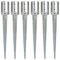 Šiljci za tlo, 6 kom, 10 x 76 cm