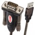 UNITEK USB adapter RS-232 + DB9F/DB25M Y-105A, crna