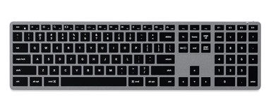 SATECHI Tipkovnica Slim X3, bežična, Bluetooth, siva, US