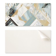 COLORAY Paket vinilnih pločica s otiskom geometrijskih mramornih uzoraka, 40 x 20 cm, 10 kom.