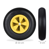 NORTHIX Kotač za kolica 3.50-6, puna guma, nosivost 150 kg
