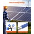 VEVOR Set za čišćenje solarnih panela, teleskopska poluga 1100 cm, produživa crijeva 20 m, za čišćenje prozora