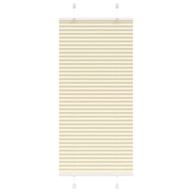 Roleta plisirana, 60x100 cm, širina tkanine 59,4 cm, krem