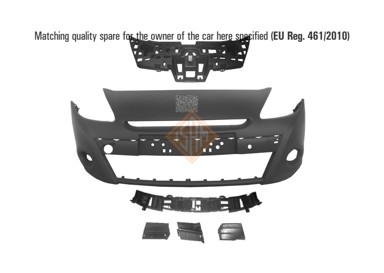 ISAM Prednji branik Renault Clio 05-13, 09-, 16″, s nosačima