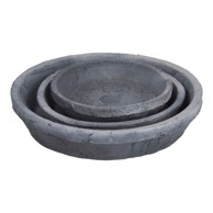 ESSCHERT DESIGN Set od 3 zdjele ispod saksije od terakote