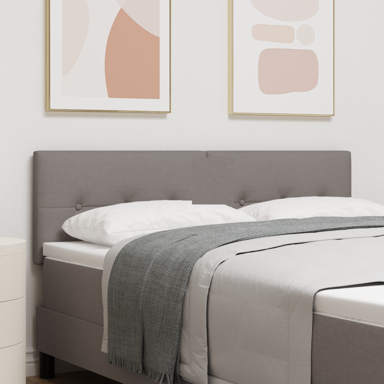 LED uzglavlje, 72 cm, tkanina, taupe
