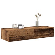 Zidna polica s ladicama staro drvo konstruirano drvo