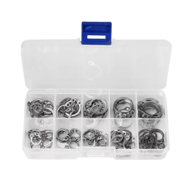 Set vanjskih sigurnosnih prstenova DIN 471, 8–18 mm, 100 kom.