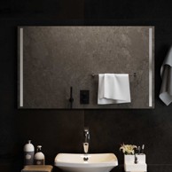 LED kupaonsko ogledalo, 100 x 60 cm, prozirno