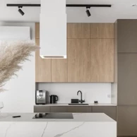 CIARKO DESIGN Otočna napa Cube W, bijela