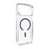 PURO Futrola Lite Mag MagSafe, iPhone 17 Pro Max, prozirna, plavi prsten
