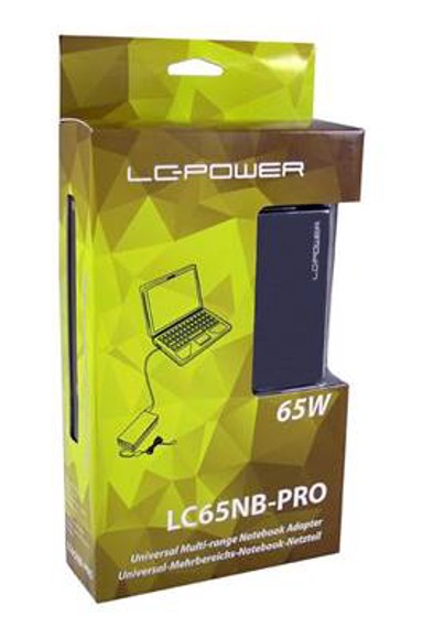 LC POWER Punjač za laptop LC-NB-PRO-65, 65W, univerzalni