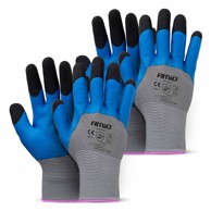 AMIO radne rukavice s latex pjenastim premazom 3/4 AMIO-04646, 4 kom (2 para), veličina 11, 3131X