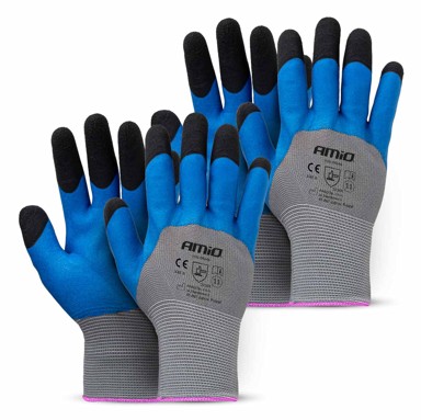 AMIO radne rukavice s latex pjenastim premazom 3/4 AMIO-04646, 4 kom (2 para), veličina 11, 3131X
