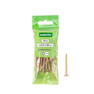 SAMOPEV Vijak za drvo TX 4,5x50 15/1, srebrna