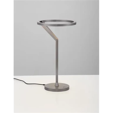 NOVA LUCE Stolna lampa Tilia, LED 16W, 3000K, 612 lm, nikl