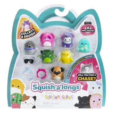 SQUISH-A-LONGS Mini Squish Figurice 2,5 cm (8 kom., stil 1)