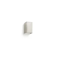 Zidna svjetiljka Otton Linen, 1×E27, vertikalna, kvadratna, 200×125×105