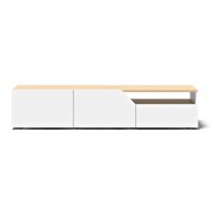 TEMAHOME Bijela TV komoda u dekoru hrasta 180x38 cm Verone