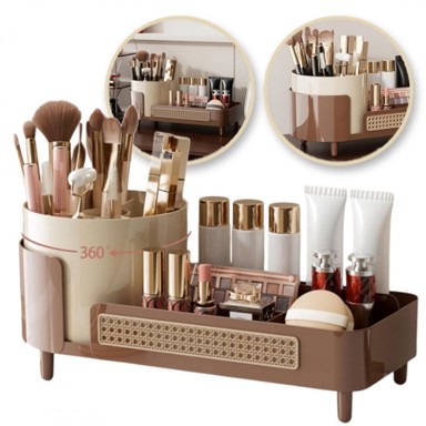 LIVEFY Kozmetički organizator Oria, smeđi