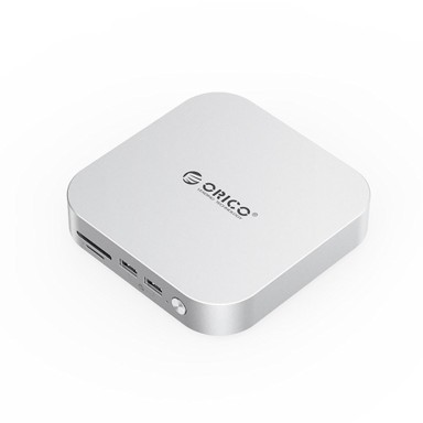 ORICO Priključna stanica MiniLink, 9 u 1, USB-C, M.2 SSD, srebrna