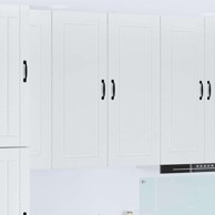 Zidni kuhinjski ormarić s policom 40x31x100 cm, hrast, bijeli  