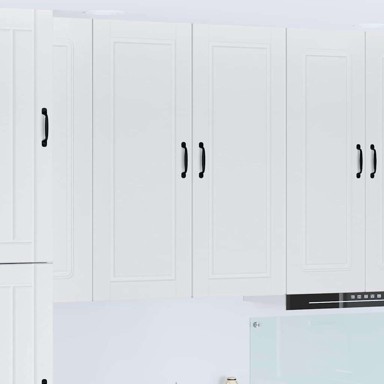 Zidni kuhinjski ormarić s policom 40x31x100 cm, hrast, bijeli  