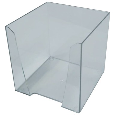 FORNAX Blok kocka PVC 9,2x9,2x9,5 cm prazna prozirna