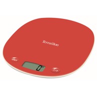 TERRAILLON Kuhinjska vaga Macaron+ Re-Cycle, crvena