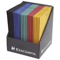 EXACOMPTA Fascikl klapa s gumicom karton B6 Scotten 425 g 50750E, sortirano