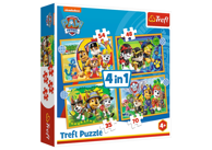 Puzzle 4u1 PAW PATROL PRAZNICI 34395