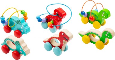 Dječji dinosaur na kotačima