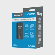 REBEL TV tuner Comp Tuner, DVB-T2/DVB-C/DVB-T, H.265 HEVC, USB, bijela