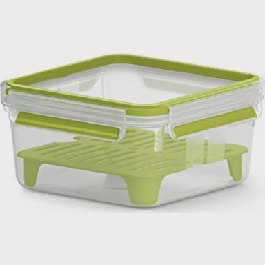 EMSA Sandwichbox CLIP & GO XL, 1.3 L, zeleni/prozirni