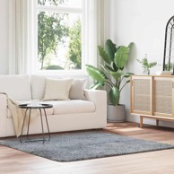 Čupavi tepih s visokim vlaknima NAVARRA srebrnosiva 160x160cm