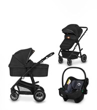 LIONELO Dječja kolica Bianka 3u1 - Black Onyx
