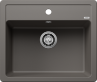 BLANCO Sudoper Legra 6 Silgranit, vulkan siva