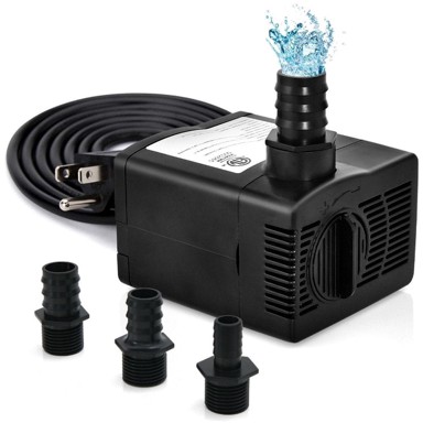 NORTHIX Akvarijska pumpa, mini, 30 W, 1450 l/h, podizanje 2,5 m, 3 mlaznice