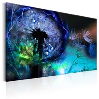 Slika Dandelions Blue Glow 90x60