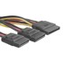 QOLTEC Kabel rozgałęźnik SATA , ženski 2x ženski 0,2 m