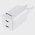 SANDBERG Punjač Dual USB-C, PD 65W, EU 