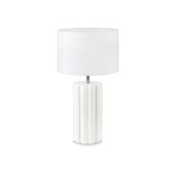 MARKSLÖJD Bijela stolna lampa Column, visina 44 cm