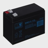 MPL POWER Akumulatorska baterija MWH 5-12L VRLA AGM, 12 V 6 Ah, bez održavanja, crna
