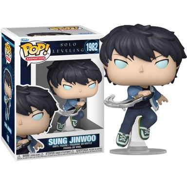 FUNKO POP Figura, Solo Leveling, Sung Jinwoo, 9 cm