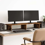 Stalak za monitor 100x27x15 cm, smeđa